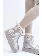 Dámské sněhule na masivní platformě VL226P Stříbrná - Seastar Dámské sněhule na masivní platformě VL226P Stříbrná - Seastar