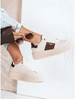 Dámské tenisky na platformě béžové FashionStreet ZY1057