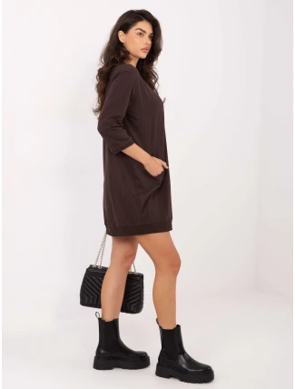 Šaty RV SK 6839.95 tmavě hnědé