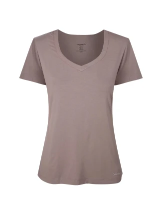 Dámské Tričko s krátkým rukávem QS6486E-DVB - Calvin Klein Dámské Tričko s krátkým rukávem QS6486E-DVB - Calvin Klein