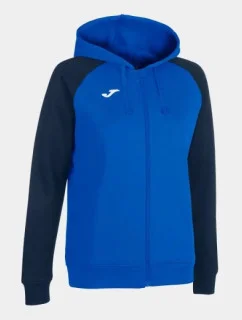 Mikina s kapucí na zip W 901336.703 modrá - Joma