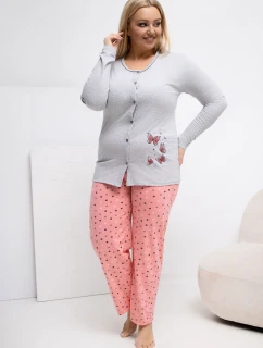 Pohodlná pyžama pro plnoštíhlé model 223305 Forever Pink