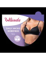 Dámská podprsenka bez kostic DAILY MICRO WIREFREE - BELLINDA - černá
