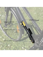 MINI ČERPADLO NA KOLO S MANOMETREM 2v1 ALU MICHELIN 8 bar (120PSI) pro děti