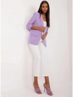 Dámské sako TW ZT BI 24155a.01X Světle fialová - FPrice Dámské sako TW ZT BI 24155a.01X Světle fialová - FPrice