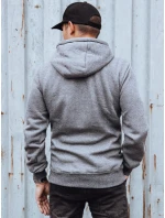 Pánská tmavě šedá mikina FashionStreet BX5798