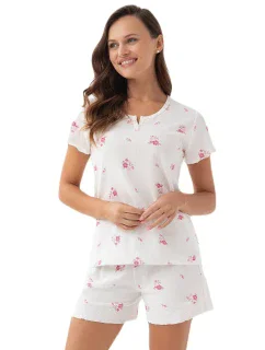 Dámské pyžamo Luna 336 v plné délce S-2XL