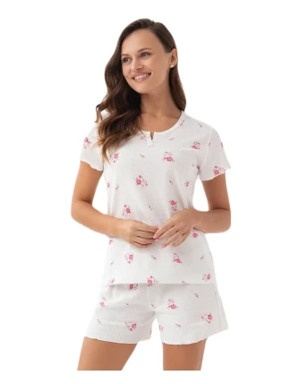 Dámské pyžamo Luna 336 v plné délce S-2XL Dámské pyžamo Luna 336 v plné délce S-2XL