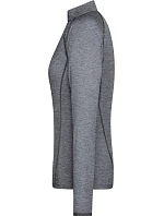 Daiber JN 497 Dámské funkční tričko s dlouhým rukávem 02.0497 black melange/black