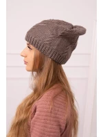 Dámská čepice Lorena K377 mocca Dámská čepice Lorena K377 mocca