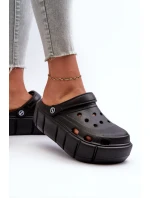 Dámské černé pěnové klínové sandály Itubia