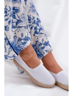 Dámské Espadrilky S Pletením Vinceza 13624 Bílé