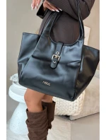 Shopper taška s přezkou NOBO BAG6010-020 Černá Shopper taška s přezkou NOBO BAG6010-020 Černá