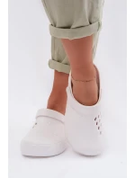 Dámské pantofle z pěny Big Star TT274A081 Bílé