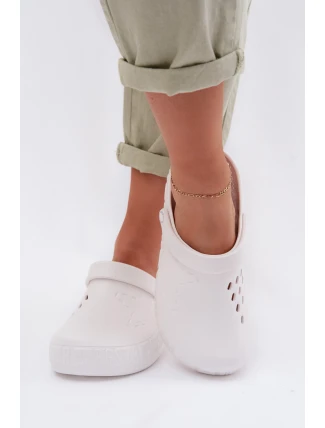 Dámské pantofle z pěny Big Star TT274A081 Bílé