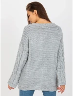 Dámský svetr LC SW 8044 šedý