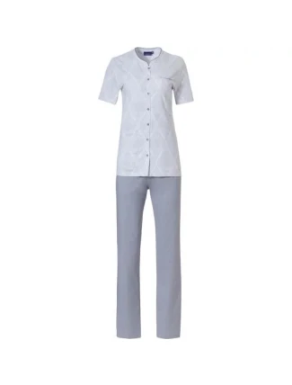 Dámské pyžamo 20231-116-6 šedá-potisk - Pastunette Dámské pyžamo 20231-116-6 šedá-potisk - Pastunette