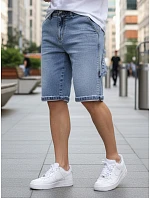 Pánské džínové šortky modré SX2582