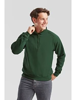 Fruit of the Loom Classic Zip-Neck Sweat Mikina s 1/4 zipem 16.2114 heather grey