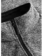 Promodoro 7700 Pánská pracovní pletená fleecová bunda 40.7700 heather graphite Promodoro 7700 Pánská pracovní pletená fleecová bunda 40.7700 heather graphite