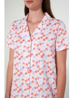 Vamp - Noční košile s knoflíky a potiskem 20287 - Vamp