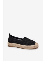 Dámské Espadrilky Na Platformě Vinceza 17392 Černé