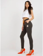 Tepláky RV DR 7886.04 tmavá khaki