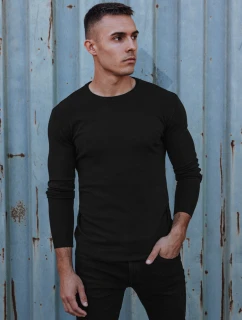 Pánský klasický černý svetr FashionStreet WX2226