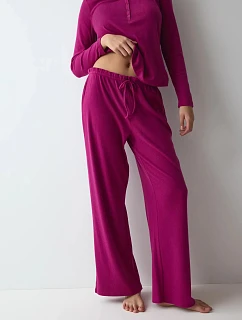 Dámské pyžamové kalhoty Mix & Match Trousers Soft - Red - TRIUMPH
