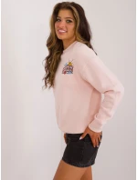 Halenka D10600T02568D světle růžová Halenka D10600T02568D světle růžová