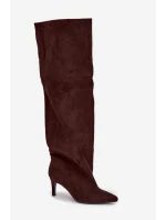 Kozačky na podpatku  model 216996 Step in style