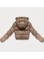 Dámská oboustranná krátká bunda Minority brown camouflage (M6-6001-305) Dámská oboustranná krátká bunda Minority brown camouflage (M6-6001-305)
