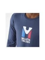 MILLET M Chamonix Tri Ts Ls T-shirt navy blue pánské