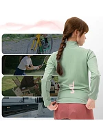 Dámská cyklistická bunda Rockbros YPW069 TVI S – zelená Dámská cyklistická bunda Rockbros YPW069 TVI S – zelená