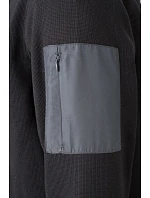 Daiber JN 591 Pánská pletená fleecová bunda 02.0591 black/carbon