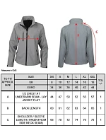 Result R 128F Dámská 2-vrstvá softshellová bunda 30.128F silver grey Result R 128F Dámská 2-vrstvá softshellová bunda 30.128F silver grey