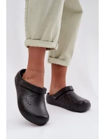 Dámské pantofle Chodaki pěnové Big Star TT274A084 Černé