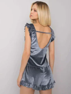 Pyžamo RV PI 7395.40 tmavě šedá