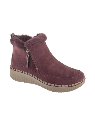 Skechers Wilshire Blvd – Fresh Zip 168108-WINE vínová 36