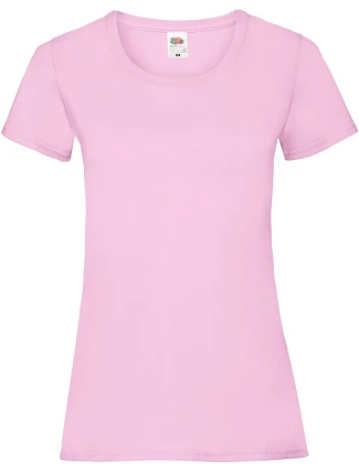 Fruit of the Loom Lady-Fit Valueweight T Dámské tričko 16.1372 light pink Fruit of the Loom Lady-Fit Valueweight T Dámské tričko 16.1372 light pink