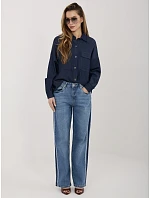 Kalhoty D85084BL62589M324 tmavě modré