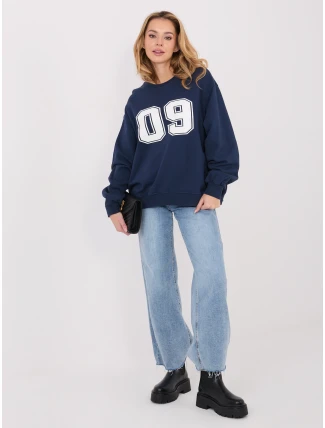 WT BL mikina A1267 1.66 tmavě modrá