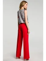 M378 Široké kalhoty - červené