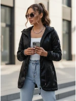 Dámská bunda parka HENRY černá FashionStreet TY4106 Dámská bunda parka HENRY černá FashionStreet TY4106