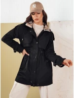 Dámská přechodná bunda parka MOZA černá FashionStreet TY4285 Dámská přechodná bunda parka MOZA černá FashionStreet TY4285