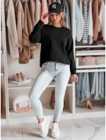 Dámská mikina LUMIVIA černá FashionStreet BY1369 Dámská mikina LUMIVIA černá FashionStreet BY1369