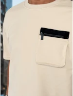 Pánská khaki tepláková souprava FashionStreet AX0809