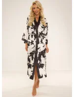 De Lafense 734 Brianna S-2XL dámské dlouhé negližé De Lafense 734 Brianna S-2XL dámské dlouhé negližé