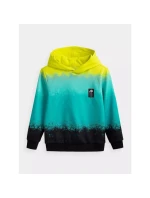 Chlapecká bavlněná mikina s kapucí 4F 4FJWSS25TSWSM2339-90A