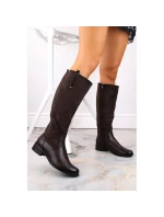 Jezzi W JEZ410B hnědé zateplené boty Jezzi W JEZ410B hnědé zateplené boty